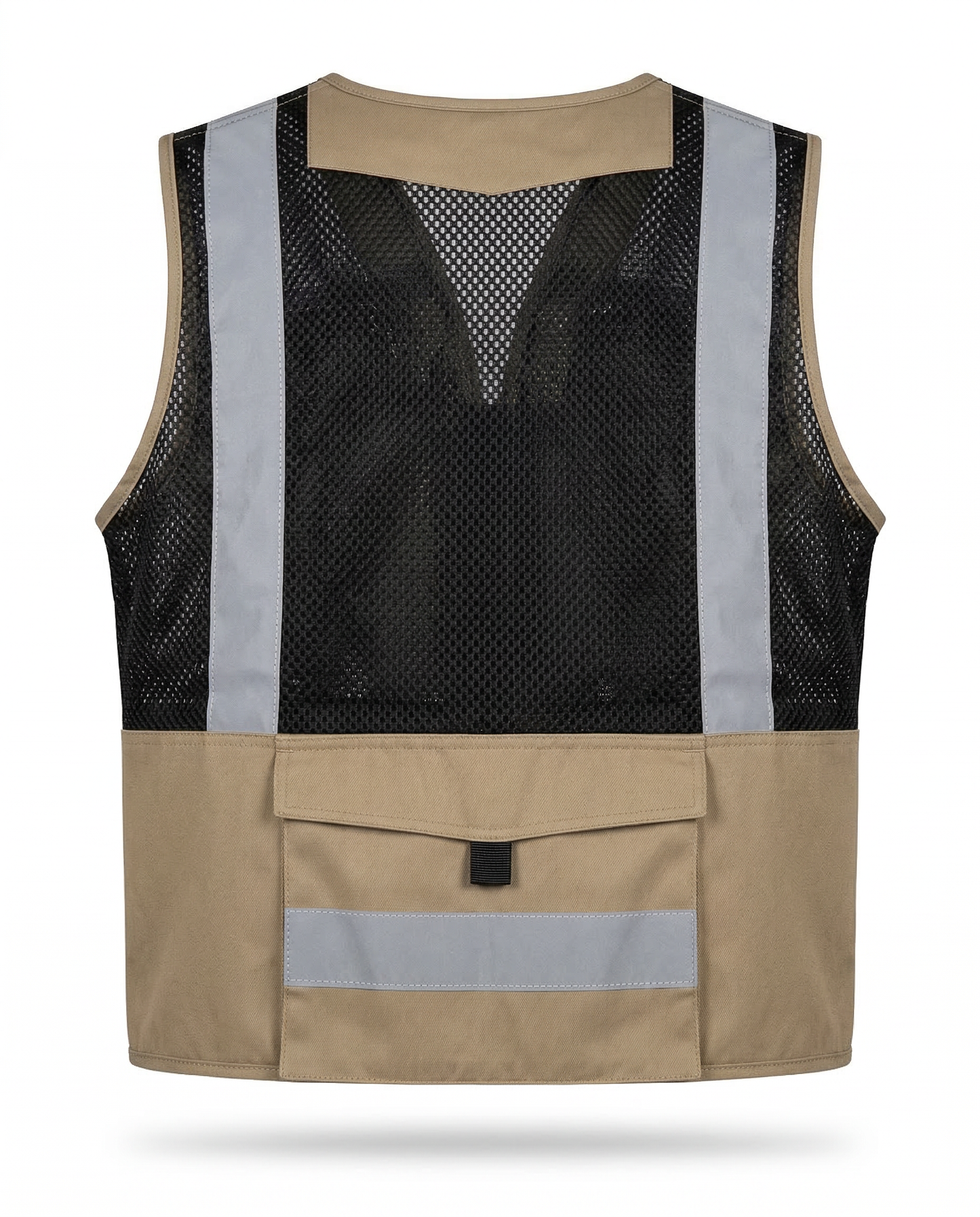 Chaleco Gabardina Tipo Cazador Beige