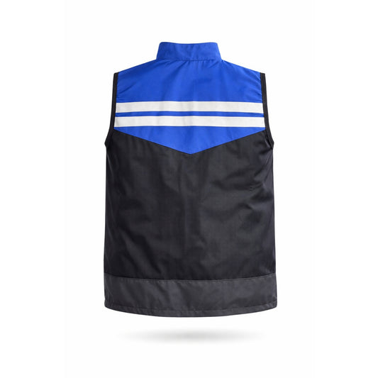 Chaleco Jersey Reflectante Engineer color Negro-Azul Rey