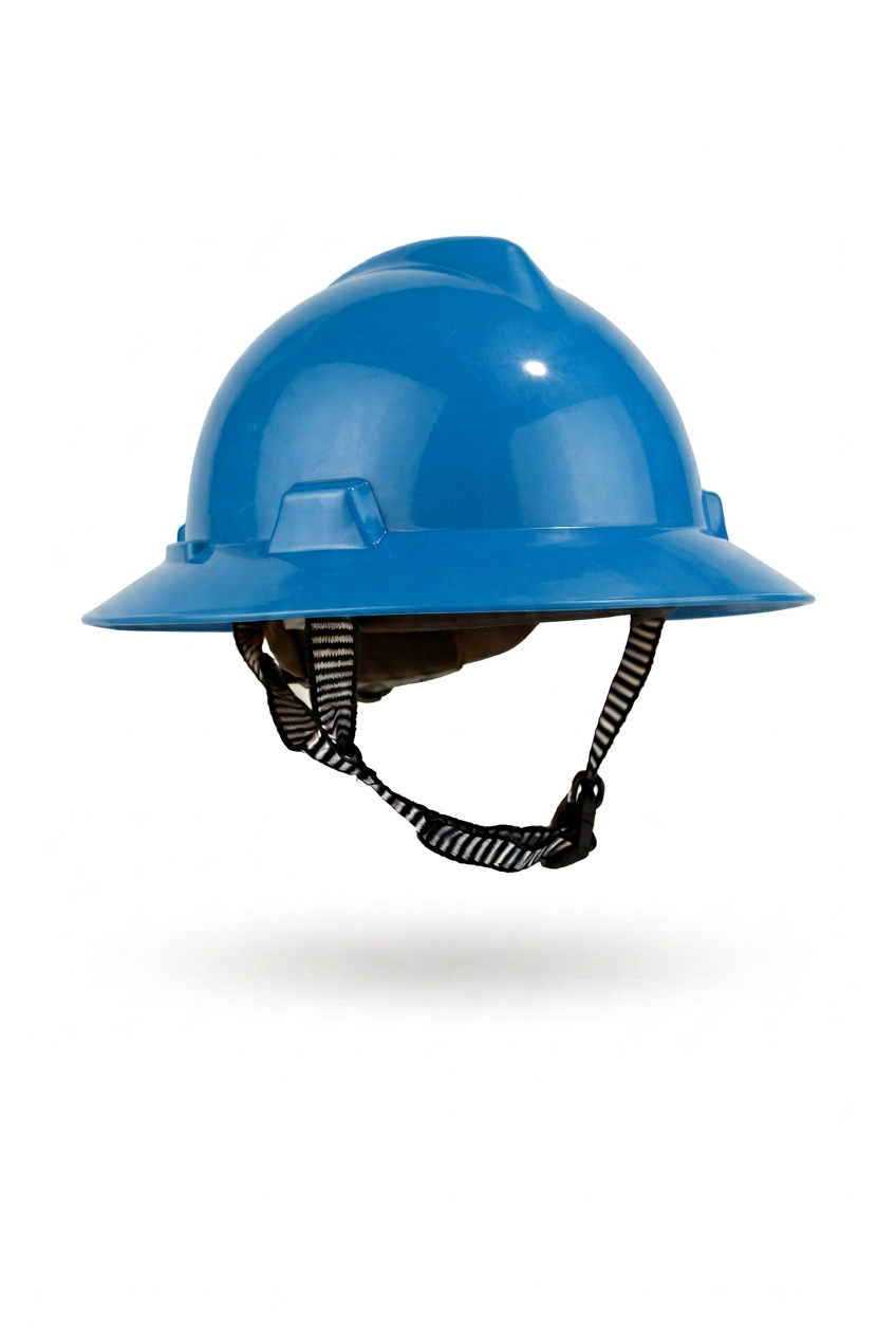 Kit Casco Azul MSA + Barbiquejo Generico