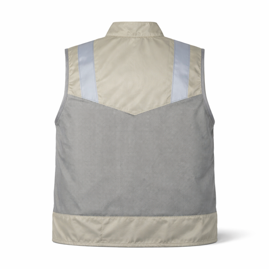 Chaleco De Seguridad Reflejante Jersey Gris