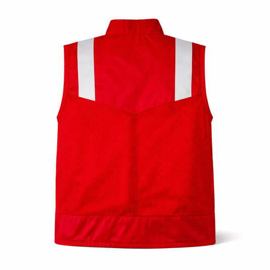 Chaleco De Seguridad Reflejante Jersey Rojo