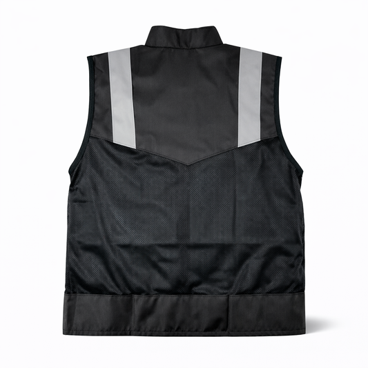 Chaleco De Seguridad Reflejante Jersey Negro