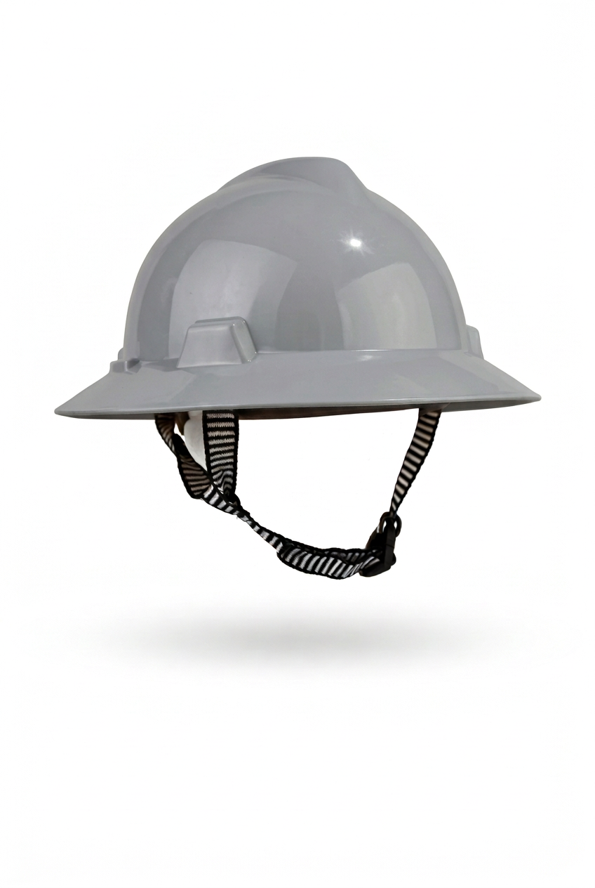 Kit Casco Gris MSA + Barbiquejo Generico