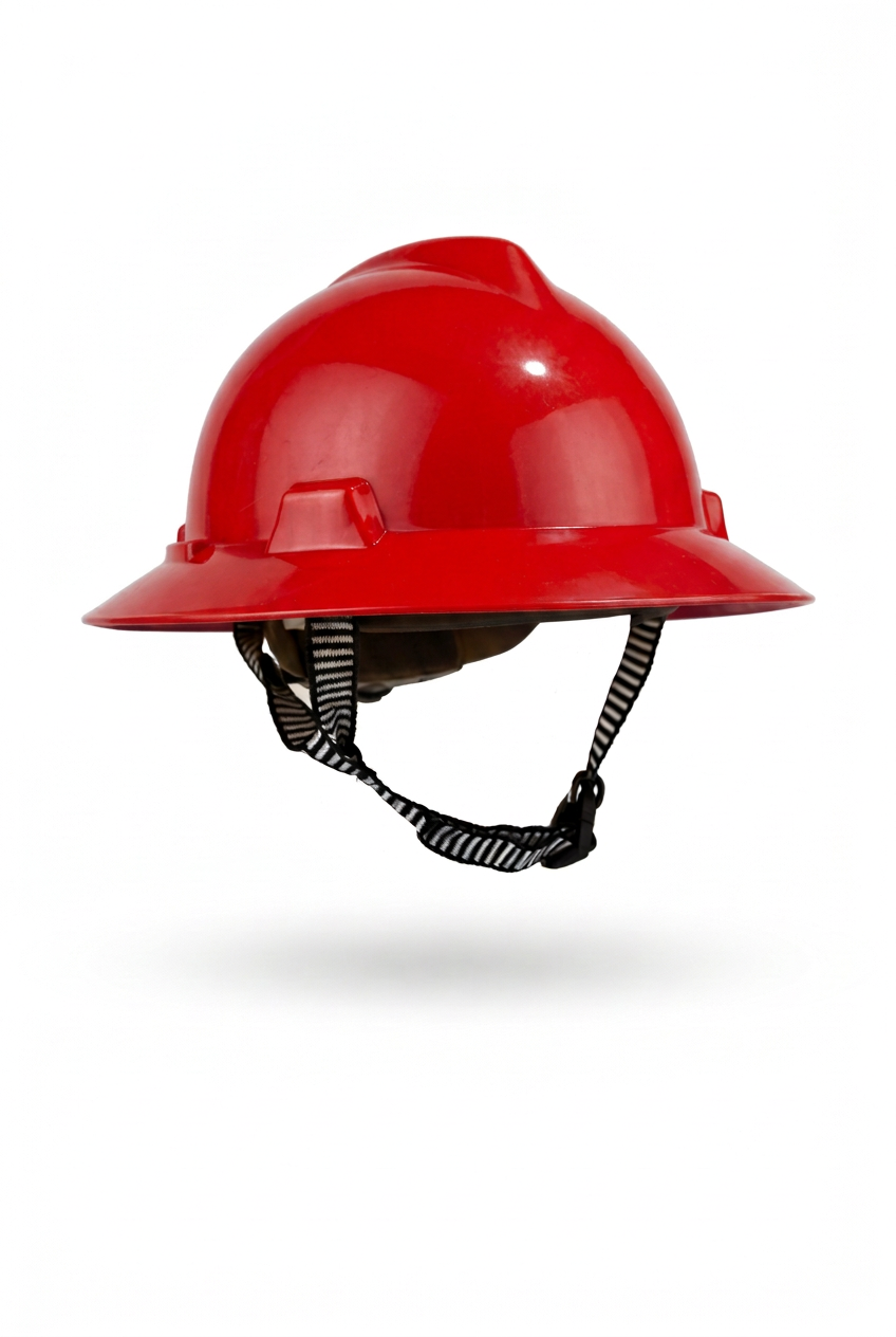 Kit Casco Rojo MSA + Barbiquejo Generico