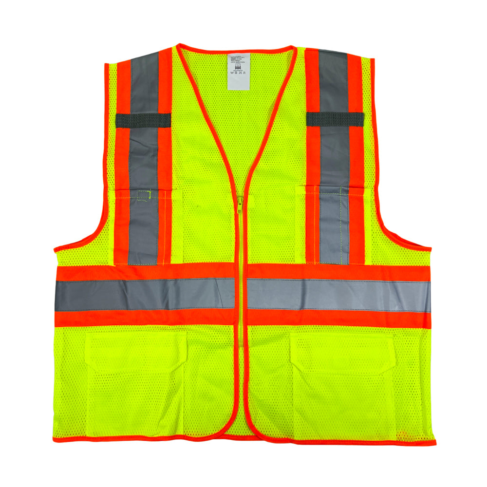 Chaleco Jersey Poliéster Modelo Clase 5 color Amarillo Neón