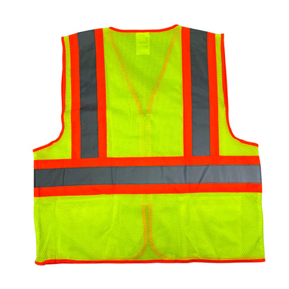 Chaleco Jersey Poliéster Modelo Clase 5 color Amarillo Neón