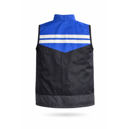 Chaleco Jersey Reflectante Engineer color Negro-Azul Rey