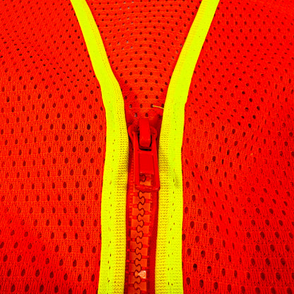 Chaleco Jersey Poliéster Modelo Clase 5 color Anaranjado Neón