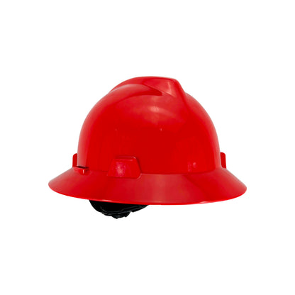 Casco MSA Ala Ancha Rojo