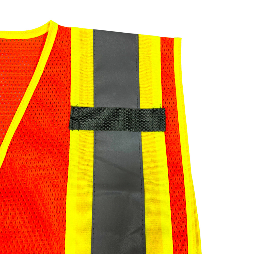 Chaleco Jersey Poliéster Modelo Clase 5 color Anaranjado Neón