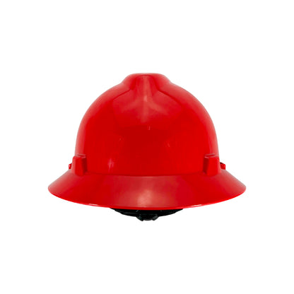 Casco MSA Ala Ancha Rojo