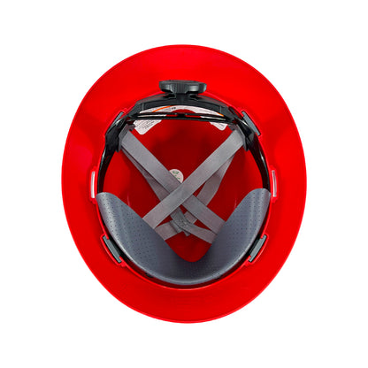 Casco MSA Ala Ancha Rojo