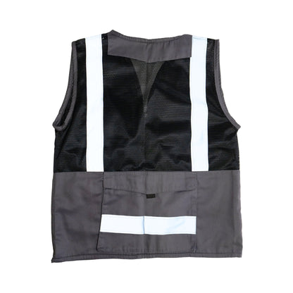 Chaleco Gabardina Tipo Cazador Gris
