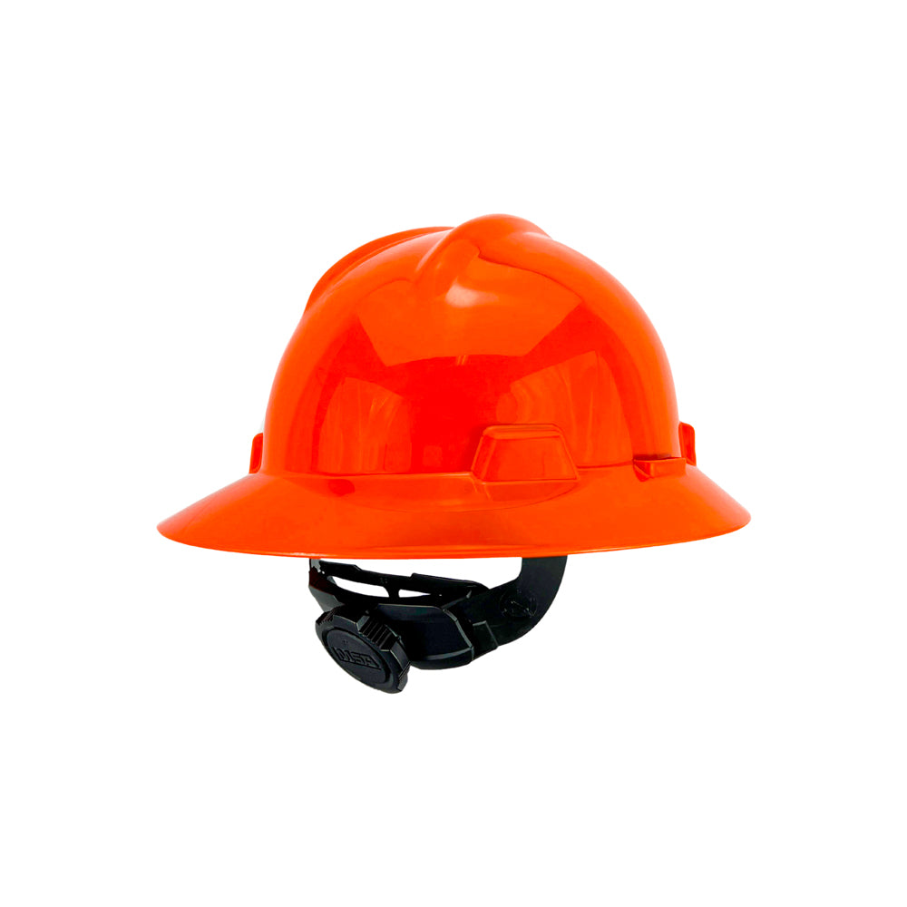 Casco MSA Ala Ancha Naranja