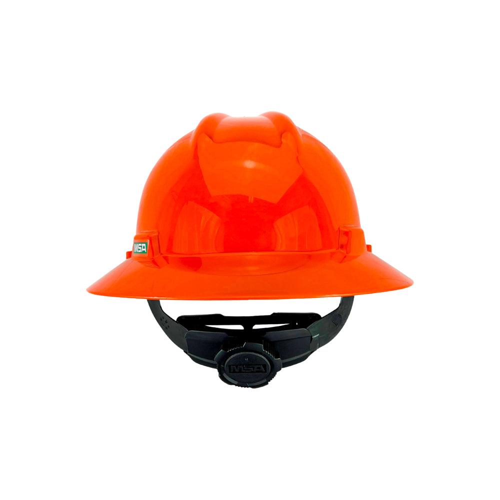 Casco MSA Ala Ancha Naranja
