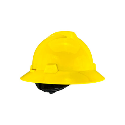 Casco MSA Ala Ancha Amarillo