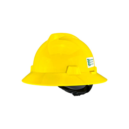 Casco MSA Ala Ancha Amarillo