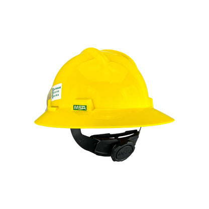 Casco MSA Ala Ancha Amarillo