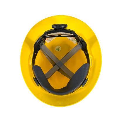 Casco MSA Ala Ancha Amarillo