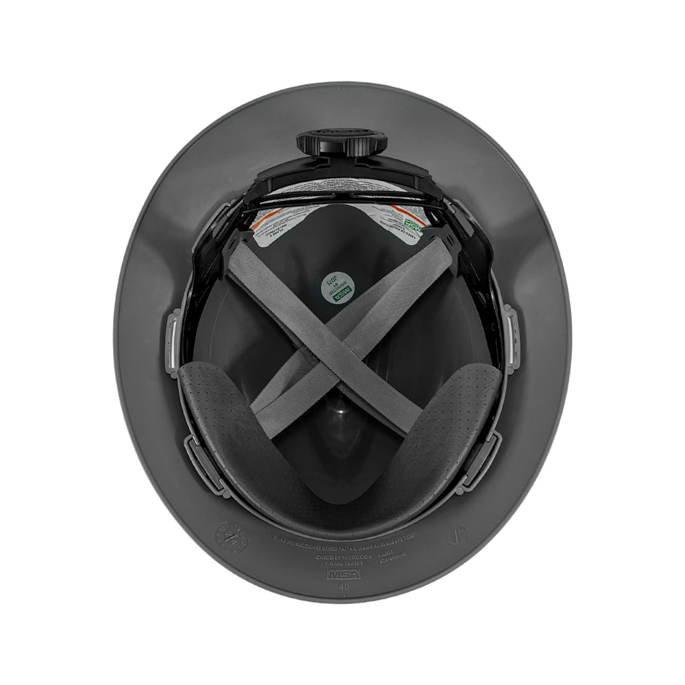 Casco MSA Ala Ancha Gris