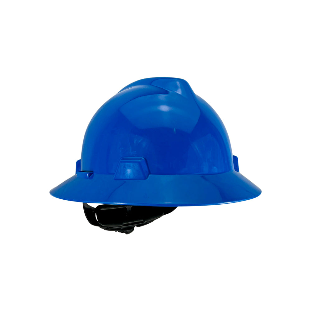 Casco MSA Ala Ancha Azul
