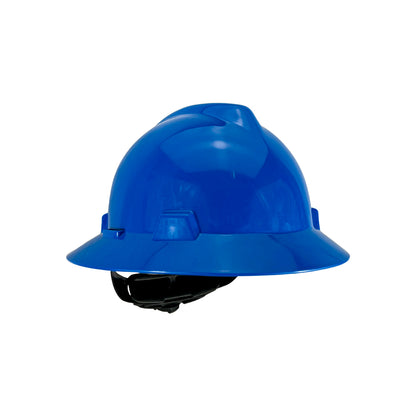 Casco MSA Ala Ancha Azul