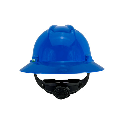 Casco MSA Ala Ancha Azul