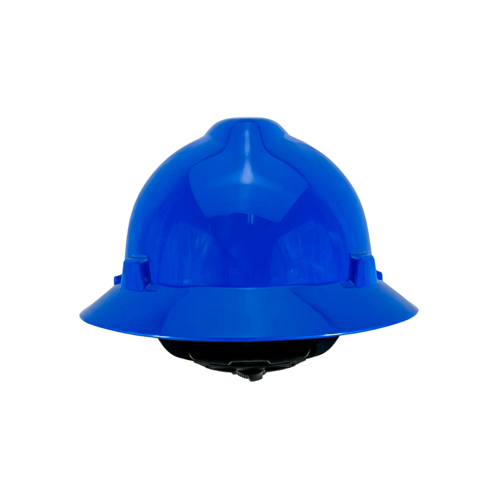 Casco MSA Ala Ancha Azul