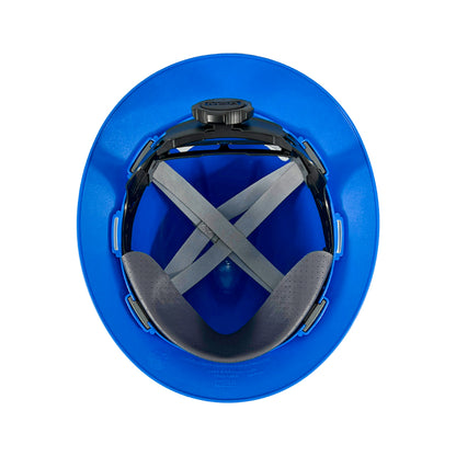 Casco MSA Ala Ancha Azul