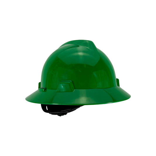 Casco MSA Ala Ancha Verde