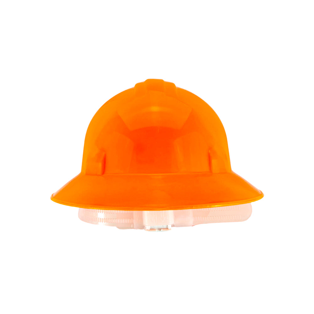 Casco tipo Ala Ancha ajuste Fast Fit Anaranjado