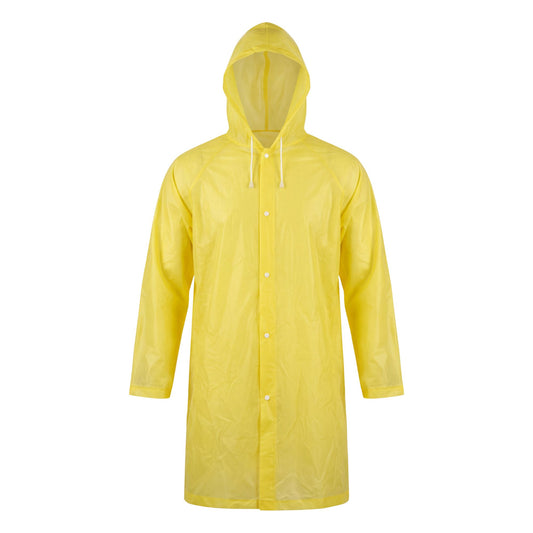 Impermeable Gabardina Chubasquero Amarillo Paq con 5 Pzs