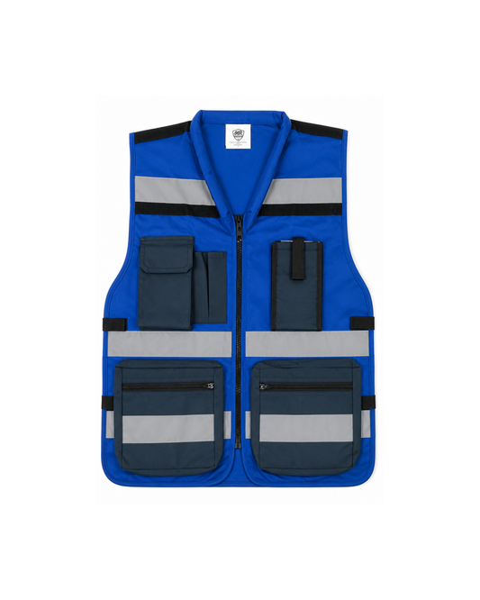 Chaleco Tipo Reportero Europeo Azul SR1057