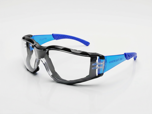 Lente tipo Gogle - Patitas color Azul