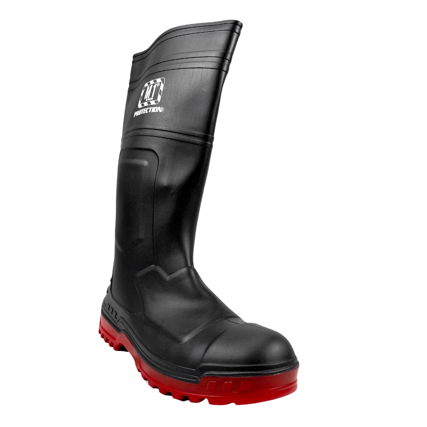 Botas de PVC Hule color Negro con Casquillo Industrial