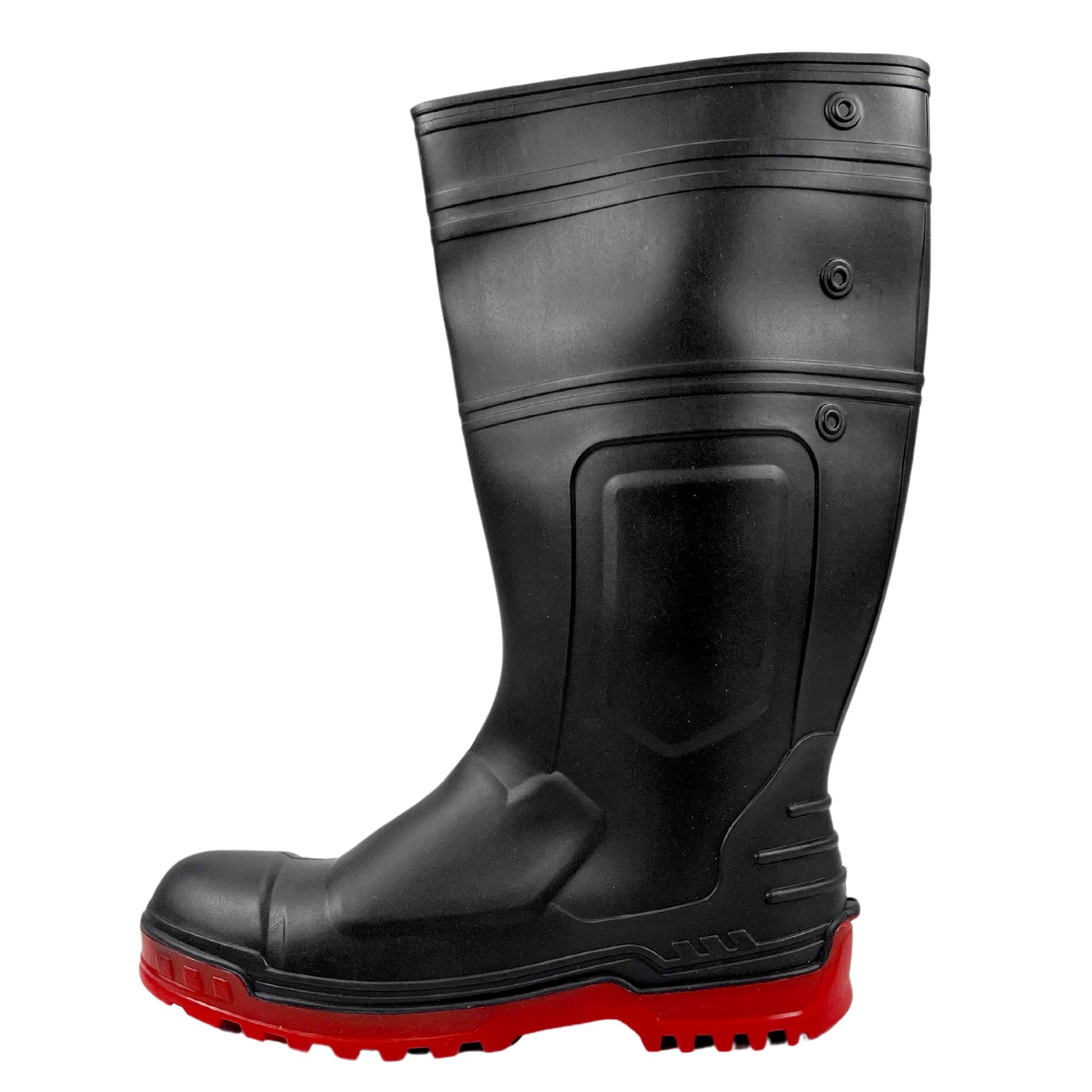 Botas de PVC Hule color Negro con Casquillo Industrial