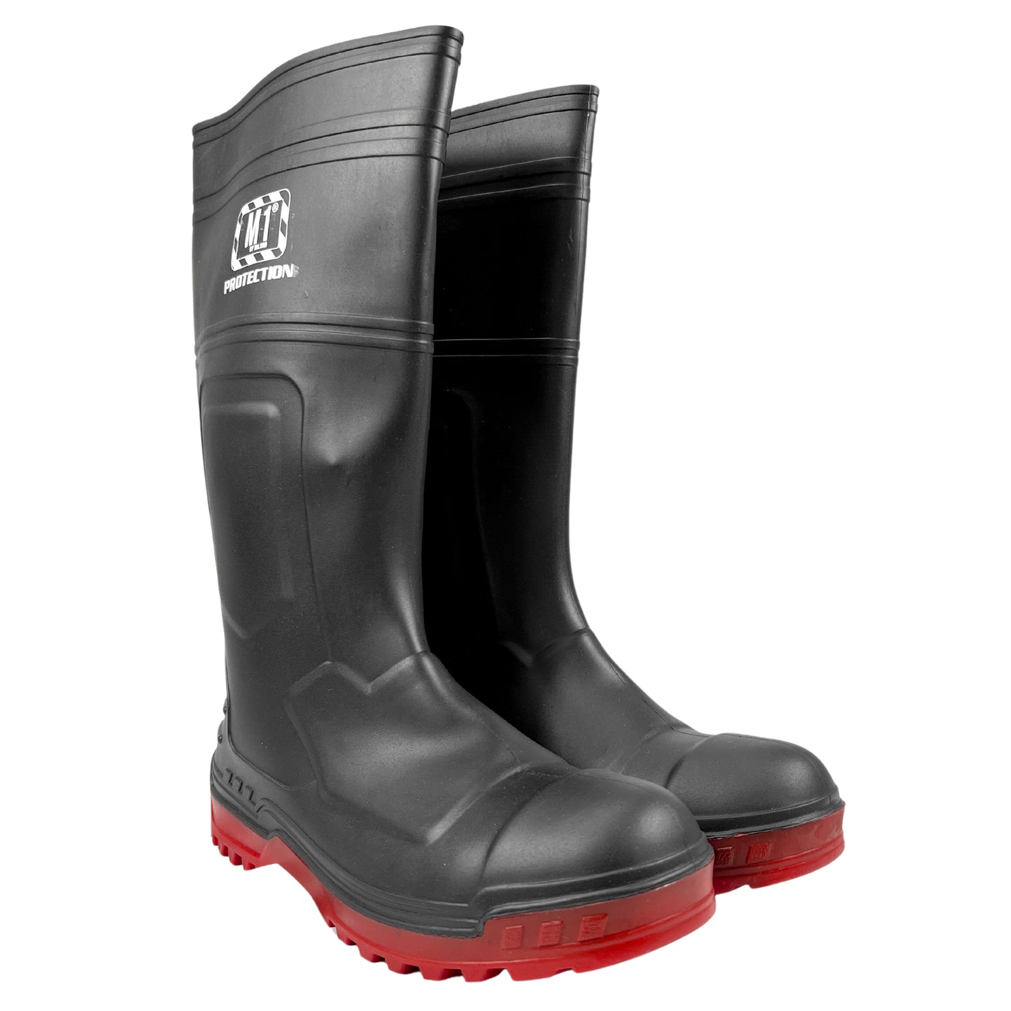 Botas de PVC Hule color Negro con Casquillo Industrial