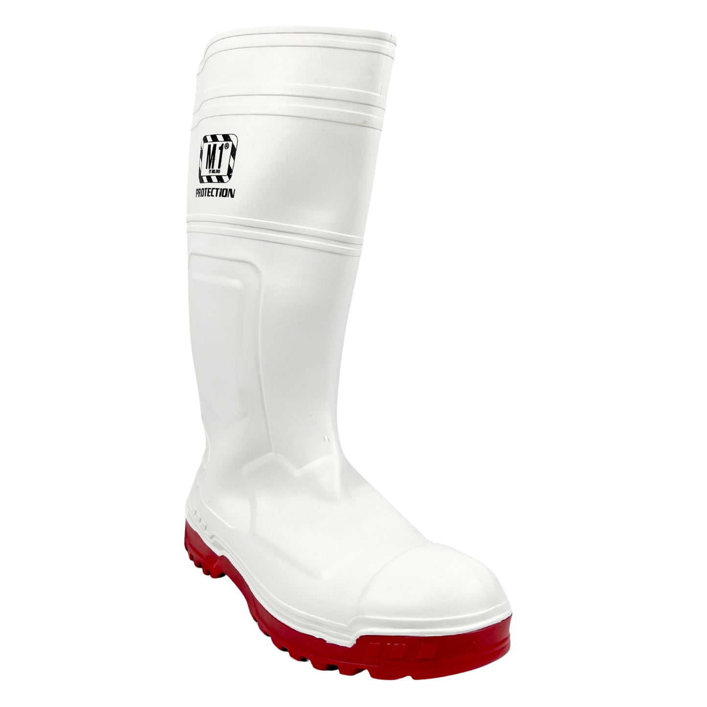 Botas Sanitarias de PVC Hule color Blanco con Casquillo Industria