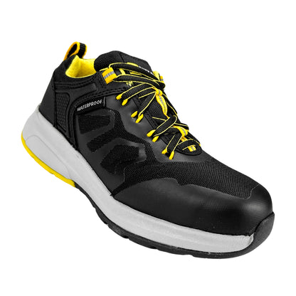 Tenis de Seguridad Modelo-7207 SHARK Negro-Amarillo