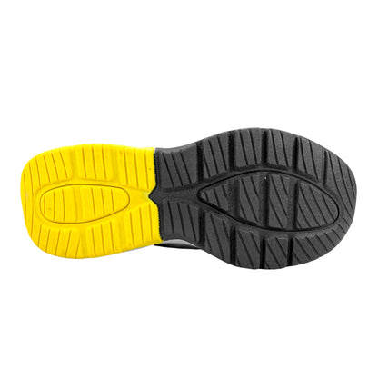 Tenis de Seguridad Modelo-7207 SHARK Negro-Amarillo