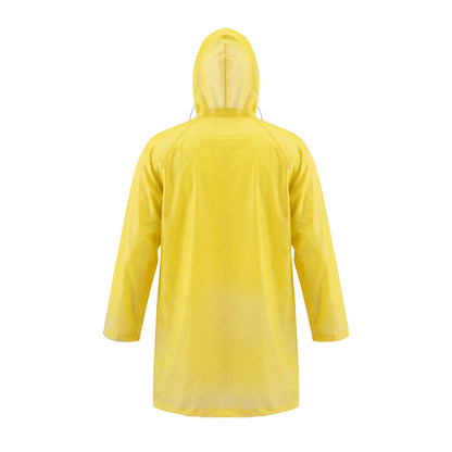 Impermeable Gabardina Chubasquero Amarillo Paq con 5 Pzs