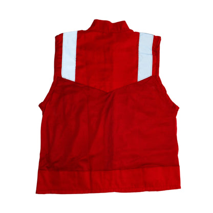 Chaleco De Seguridad Reflejante Poliester Algodón Rojo