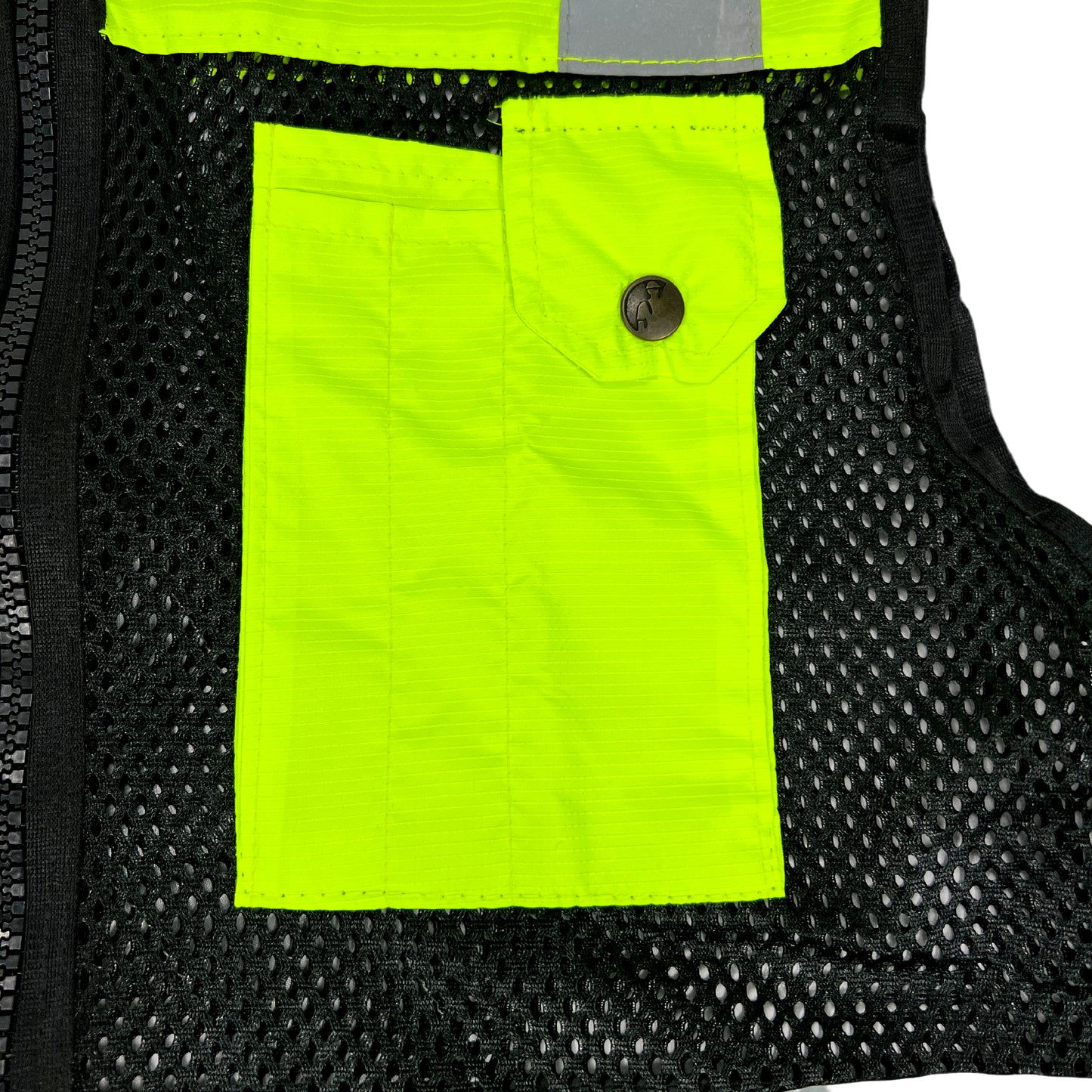 Chaleco Ejecutivo Ventilado Alta Visibilidad ECO-1330 Amarillo