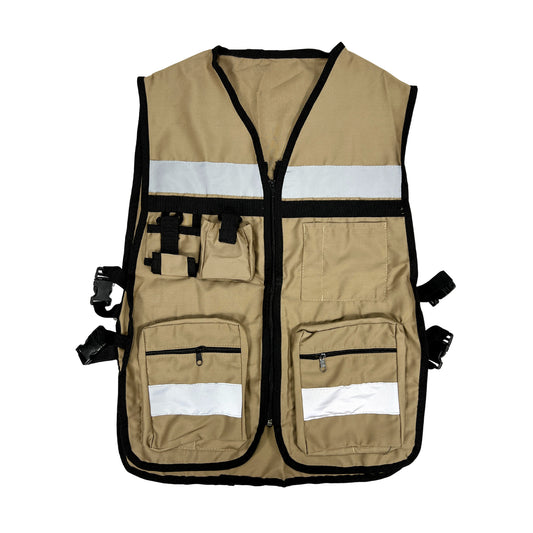 Chaleco tipo Brigadista Unitalla color Beige