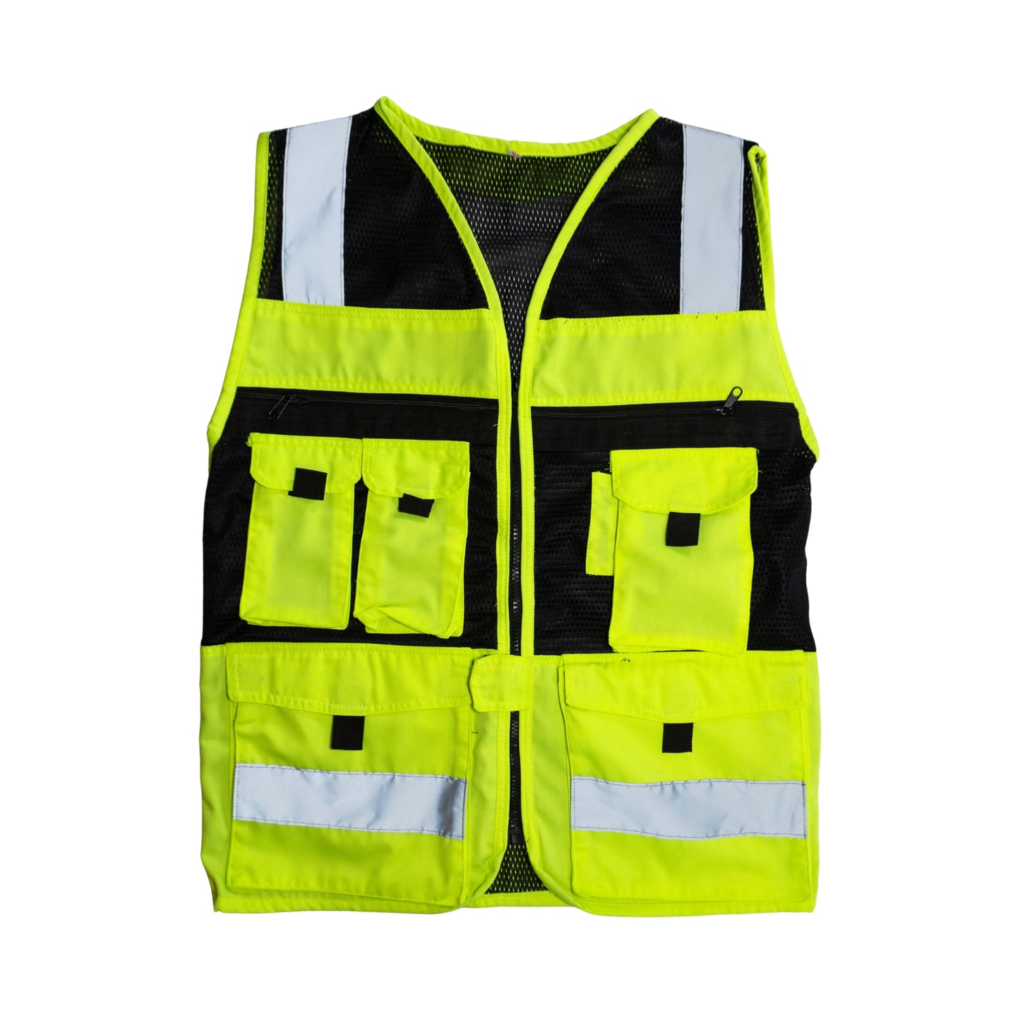 Chaleco Gabardina Tipo Cazador Amarillo