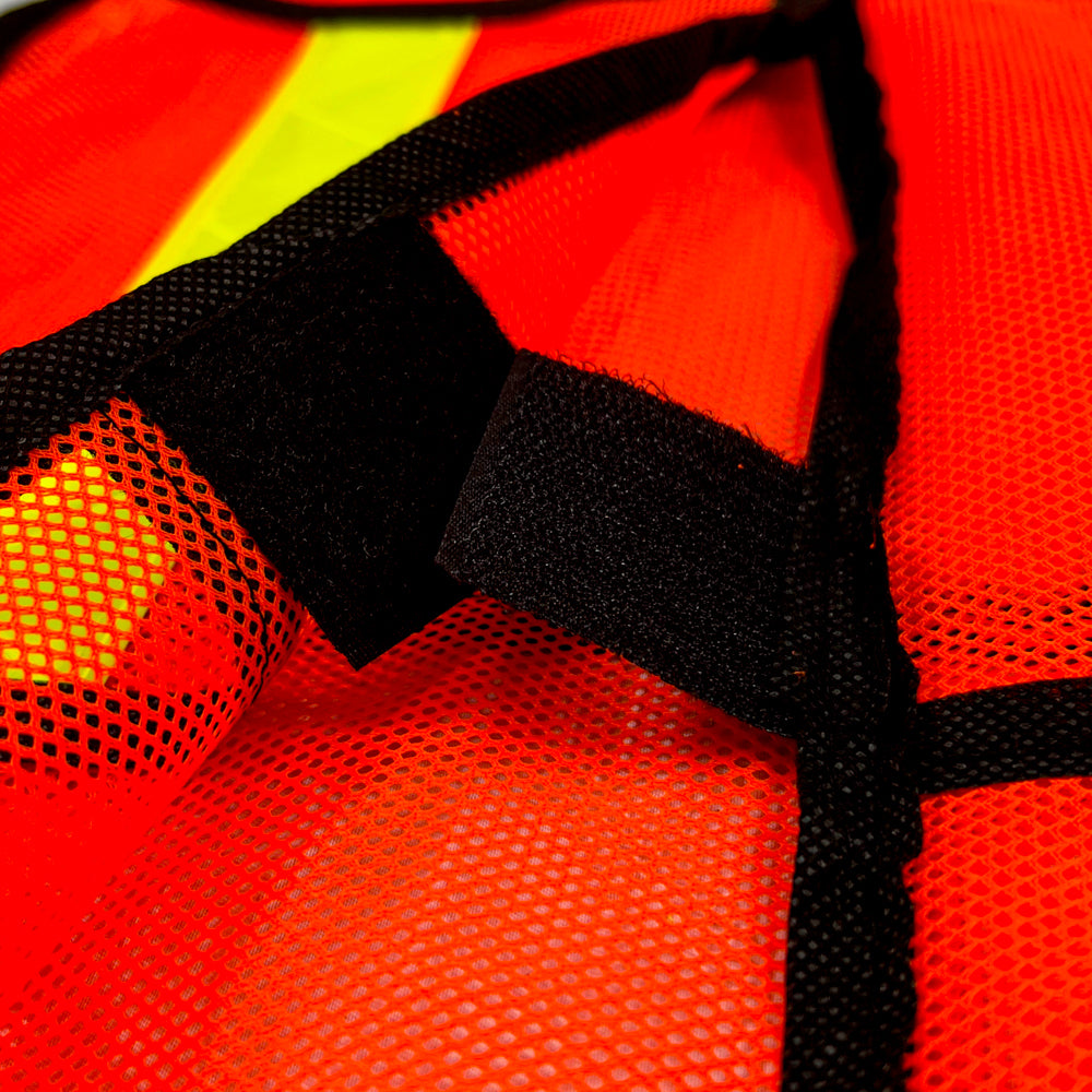 Chaleco de malla color Naranja