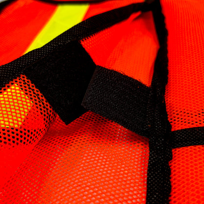 Chaleco de malla color Naranja