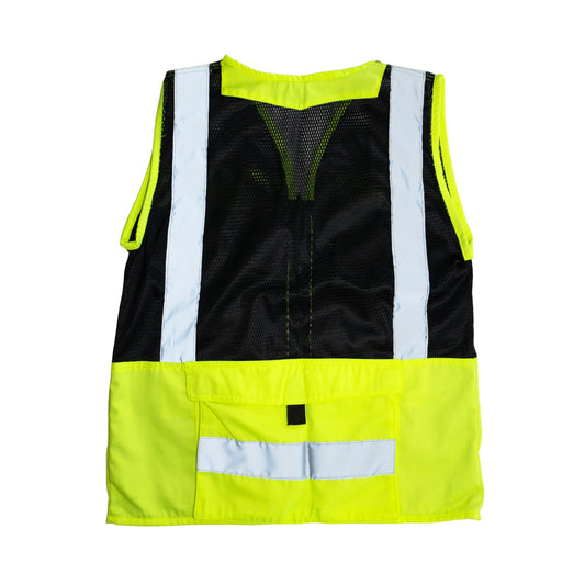 Chaleco Gabardina Tipo Cazador Amarillo