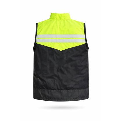 Chaleco Jersey Reflectante Engineer color Negro-Amarillo