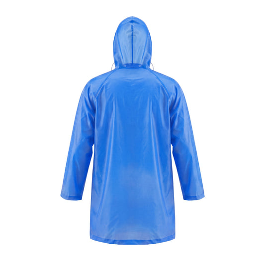 Impermeable Gabardina Chubasquero Azul Paq con 5 pzs